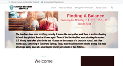 Desktop Screenshot of churchsecurityconsultant.com